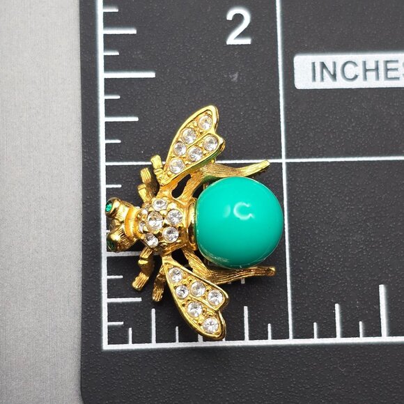 Joan Rivers Classic Collection Bee Brooch Set 10 12.3mm Interchangeable Beads - Picture 10 of 11